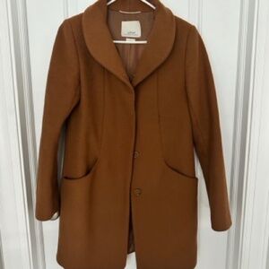 Aritzia Jackets Coats Aritzia Wilfred Cocoon Coat Cigar